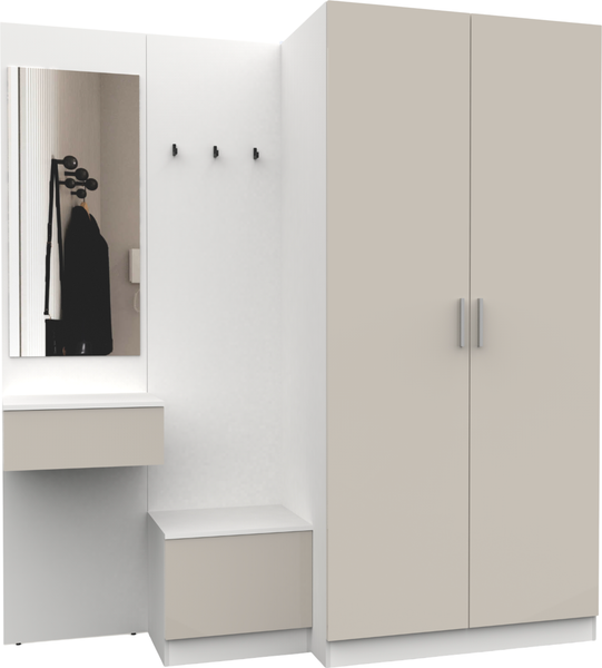 Секция в прихожую Интермебель Марсель-162 / МР 01-162 - фото