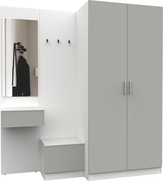 Секция в прихожую Интермебель Марсель-162 / МР 01-162 - фото