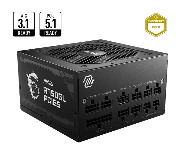 Блок питания для компьютера MSI MAG A750GL (306-7ZP8B11-CE0)