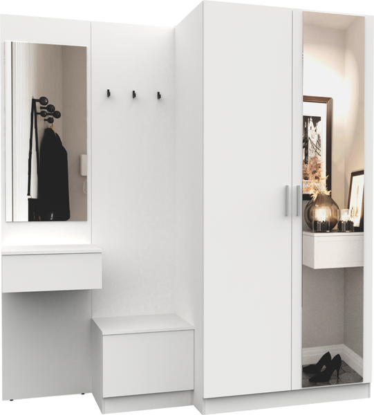 Секция в прихожую Интермебель Марсель-163 / МР 01-163 - фото