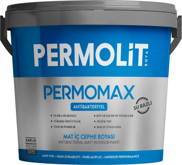 Краска PERMOLIT Permomax Антибактериальная интерьерная База 1 - фото