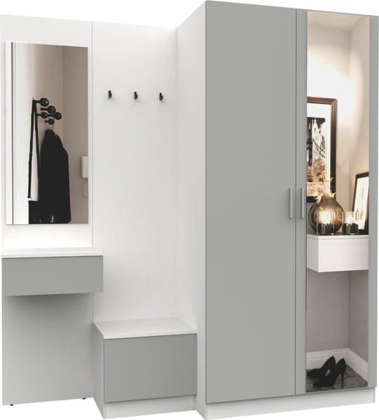 Секция в прихожую Интермебель Марсель-163 / МР 01-163 - фото