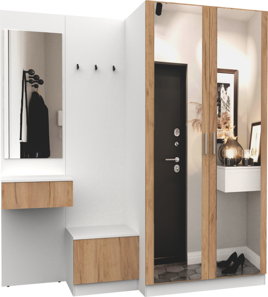 Секция в прихожую Интермебель Марсель-164 / МР 01-164 - фото