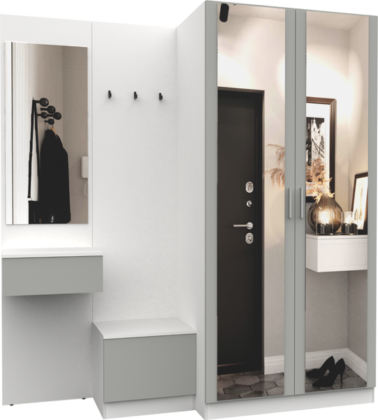 Секция в прихожую Интермебель Марсель-164 / МР 01-164 - фото