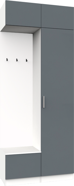 Секция в прихожую Интермебель Марсель-201 / МР 01-201 - фото