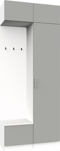 Секция в прихожую Интермебель Марсель-201 / МР 01-201 - фото