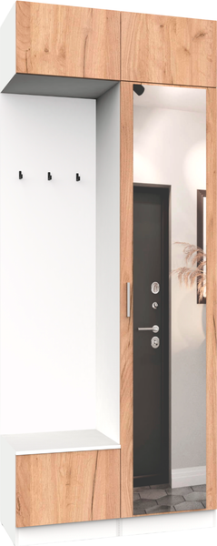 Секция в прихожую Интермебель Марсель-202 / МР 01-202 - фото