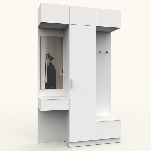 Секция в прихожую Интермебель Марсель-205 / МР 01-205