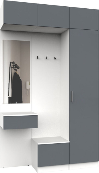 Секция в прихожую Интермебель Марсель-205 / МР 01-205 - фото