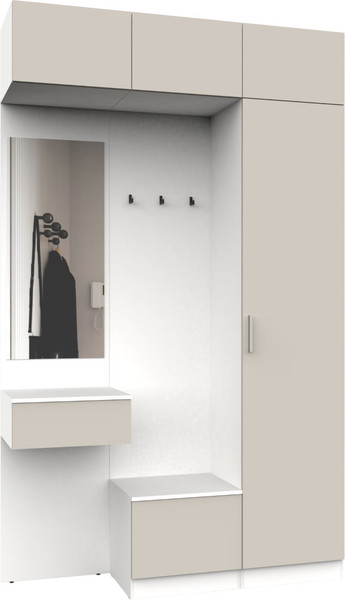 Секция в прихожую Интермебель Марсель-205 / МР 01-205 - фото