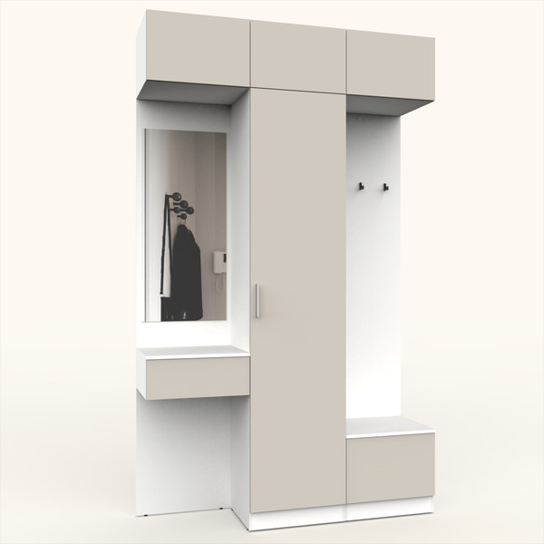 Секция в прихожую Интермебель Марсель-205 / МР 01-205