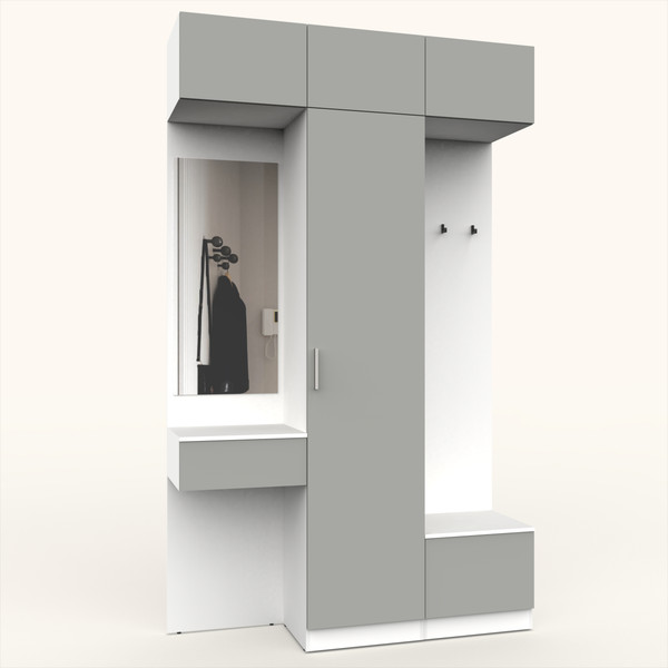 Секция в прихожую Интермебель Марсель-205 / МР 01-205