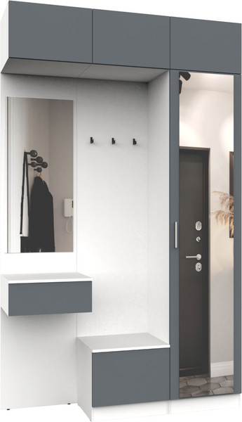 Секция в прихожую Интермебель Марсель-206 / МР 01-206 - фото