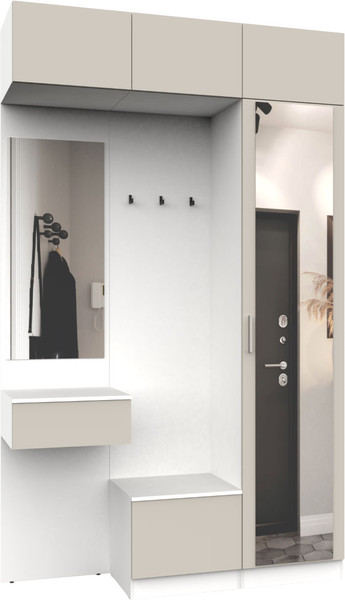 Секция в прихожую Интермебель Марсель-206 / МР 01-206 - фото