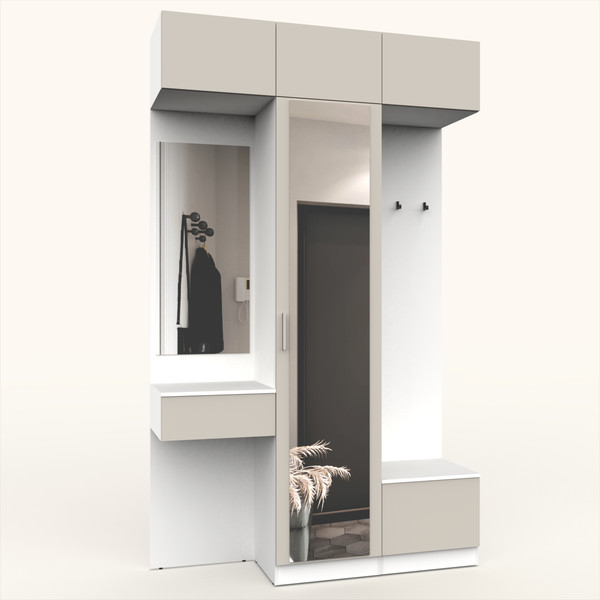 Секция в прихожую Интермебель Марсель-206 / МР 01-206