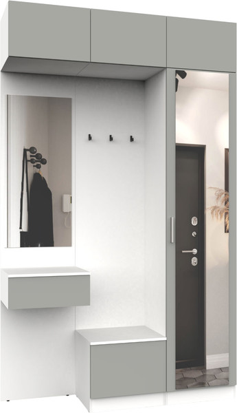 Секция в прихожую Интермебель Марсель-206 / МР 01-206 - фото