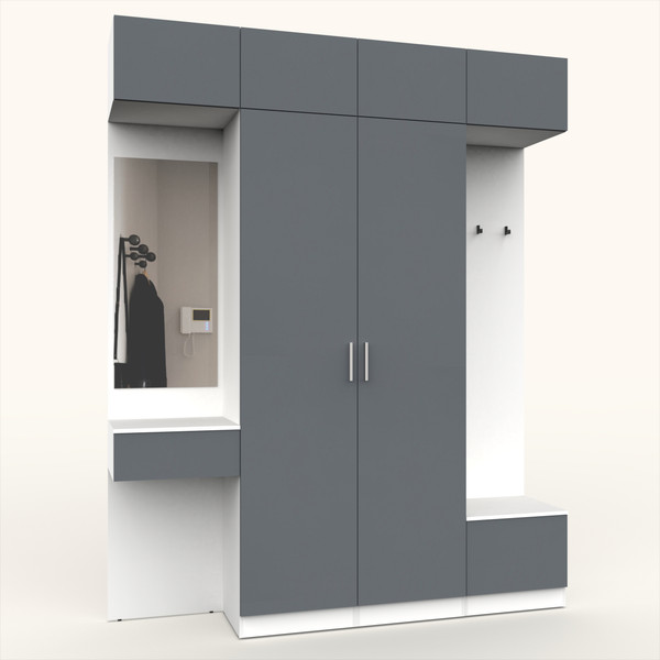 Секция в прихожую Интермебель Марсель-207 / МР 01-207