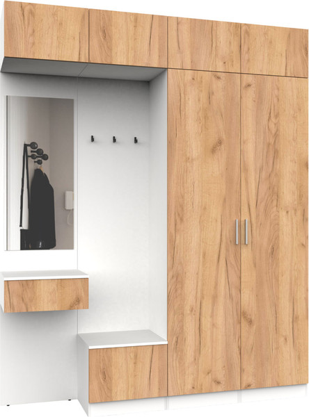 Секция в прихожую Интермебель Марсель-207 / МР 01-207 - фото