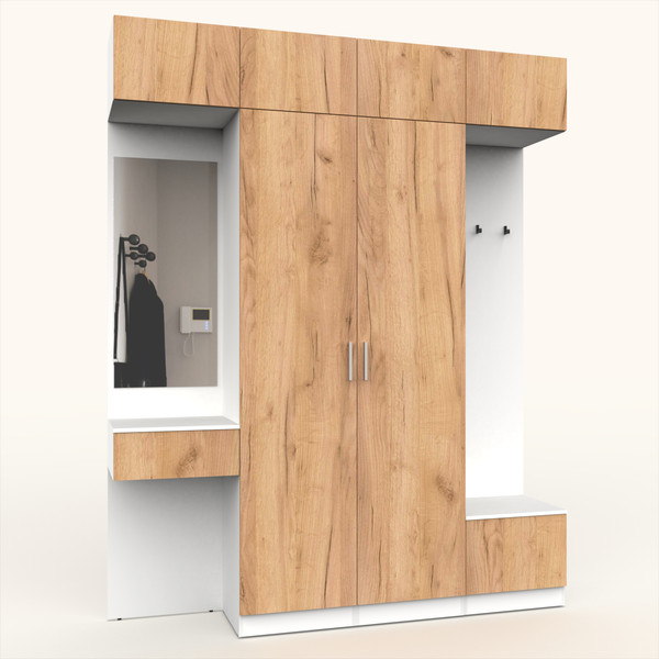 Секция в прихожую Интермебель Марсель-207 / МР 01-207