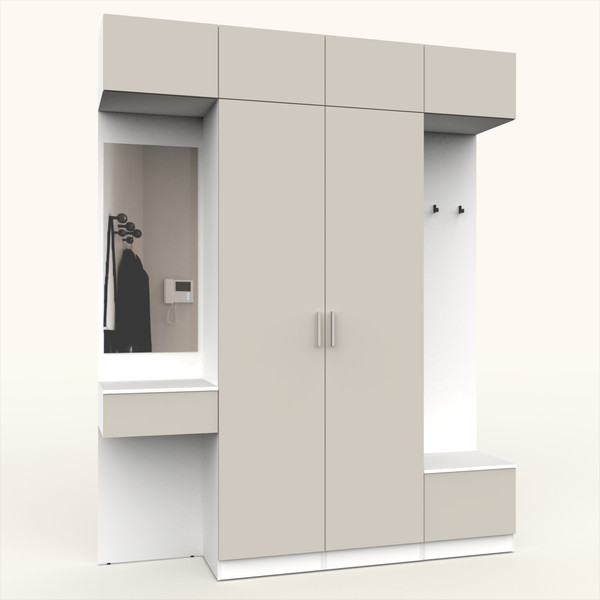 Секция в прихожую Интермебель Марсель-207 / МР 01-207