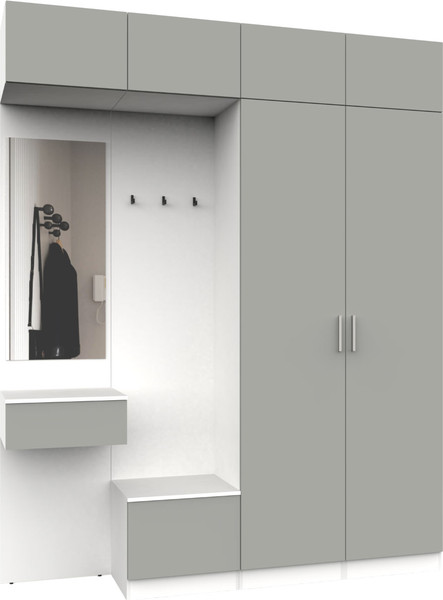 Секция в прихожую Интермебель Марсель-207 / МР 01-207 - фото