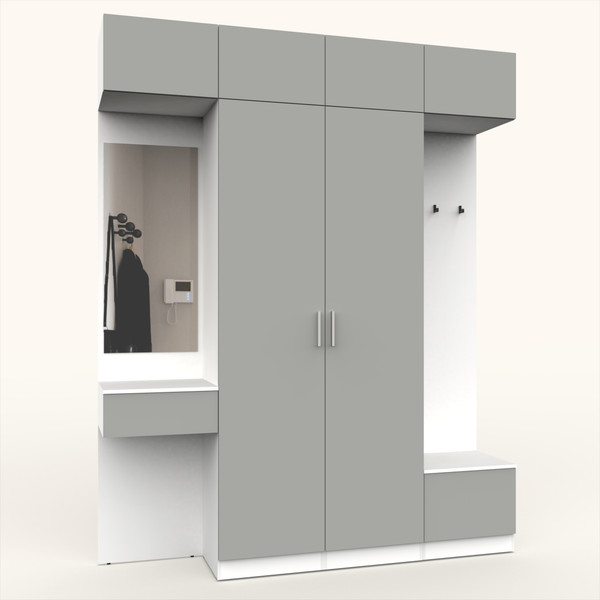 Секция в прихожую Интермебель Марсель-207 / МР 01-207