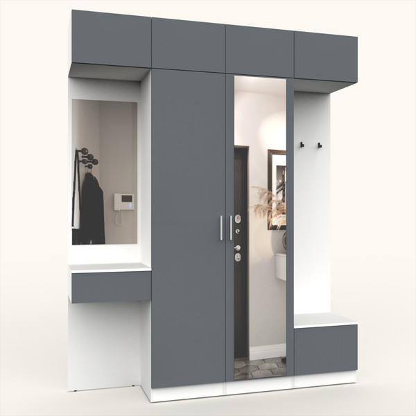 Секция в прихожую Интермебель Марсель-208 / МР 01-208