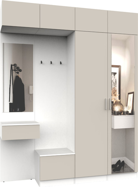 Секция в прихожую Интермебель Марсель-208 / МР 01-208 - фото