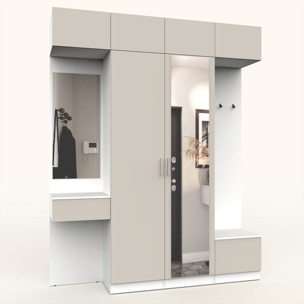 Секция в прихожую Интермебель Марсель-208 / МР 01-208