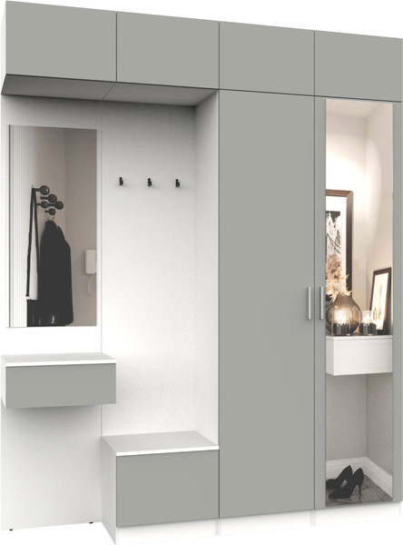 Секция в прихожую Интермебель Марсель-208 / МР 01-208 - фото