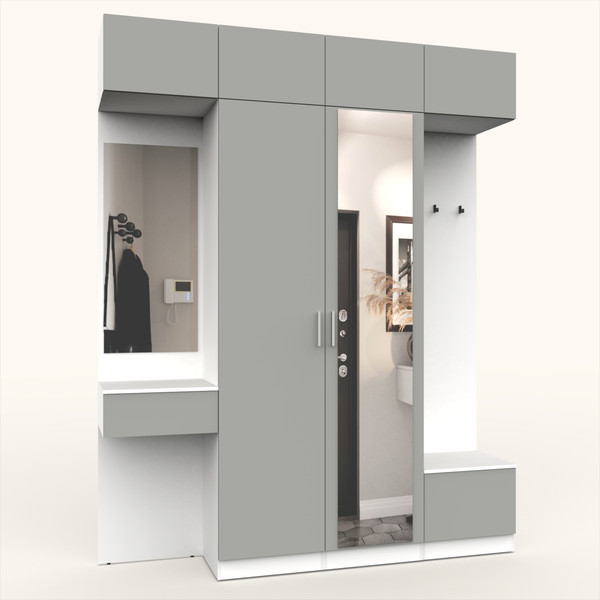 Секция в прихожую Интермебель Марсель-208 / МР 01-208