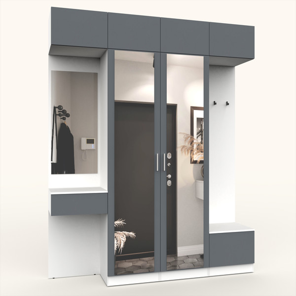 Секция в прихожую Интермебель Марсель-209 / МР 01-209