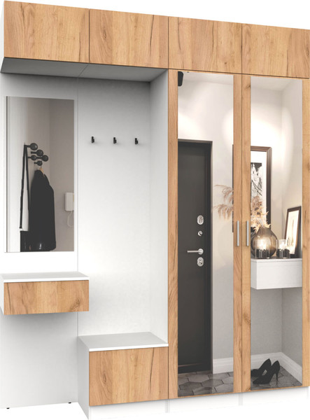 Секция в прихожую Интермебель Марсель-209 / МР 01-209 - фото