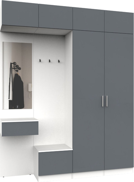 Секция в прихожую Интермебель Марсель-210 / МР 01-210 - фото