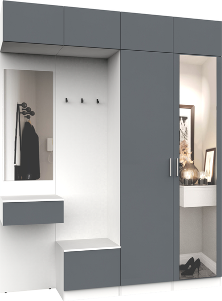 Секция в прихожую Интермебель Марсель-211 / МР 01-211 - фото