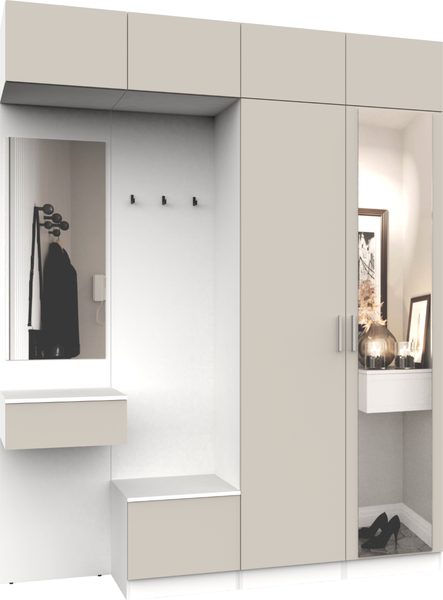 Секция в прихожую Интермебель Марсель-211 / МР 01-211 - фото