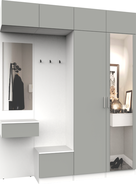 Секция в прихожую Интермебель Марсель-211 / МР 01-211 - фото