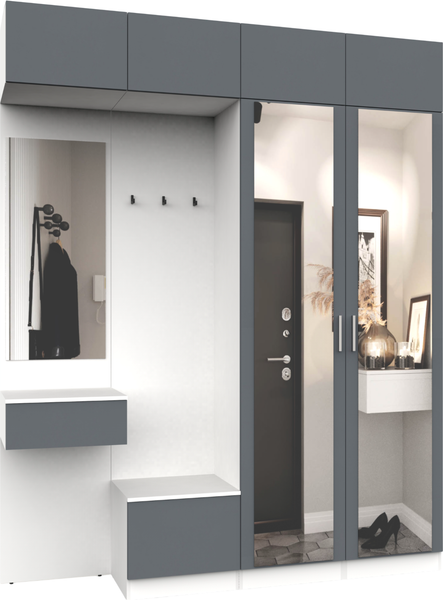 Секция в прихожую Интермебель Марсель-212 / МР 01-212 - фото