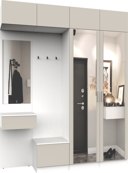 Секция в прихожую Интермебель Марсель-212 / МР 01-212 - фото