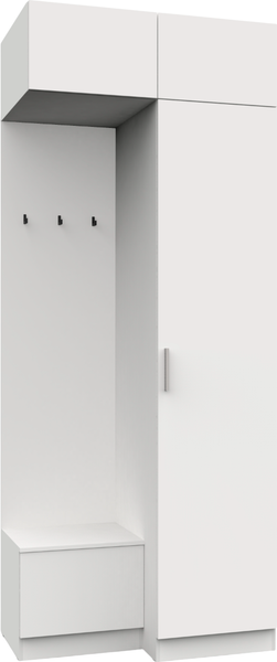 Секция в прихожую Интермебель Марсель-250 / МР 01-250 - фото