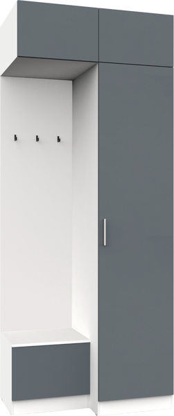 Секция в прихожую Интермебель Марсель-250 / МР 01-250 - фото