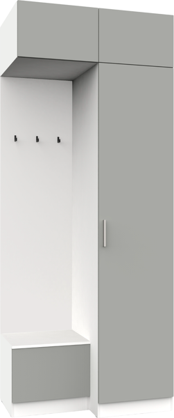 Секция в прихожую Интермебель Марсель-250 / МР 01-250 - фото