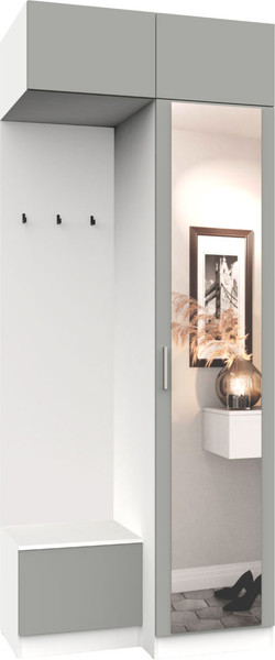 Секция в прихожую Интермебель Марсель-251 / МР 01-251 - фото