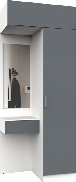 Секция в прихожую Интермебель Марсель-252 / МР 01-252 - фото