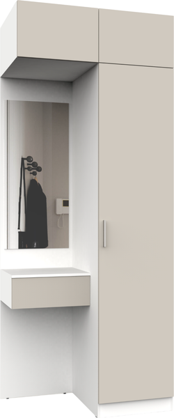 Секция в прихожую Интермебель Марсель-252 / МР 01-252 - фото