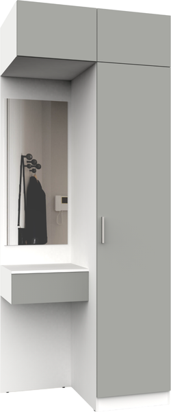 Секция в прихожую Интермебель Марсель-252 / МР 01-252 - фото