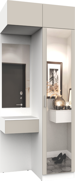 Секция в прихожую Интермебель Марсель-253 / МР 01-253 - фото