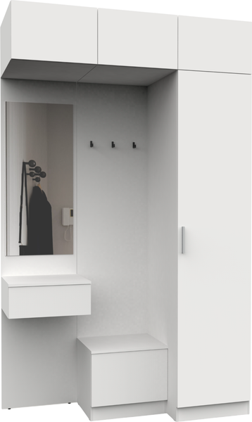 Секция в прихожую Интермебель Марсель-254 / МР 01-254 - фото