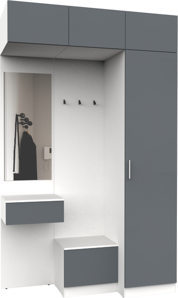 Секция в прихожую Интермебель Марсель-254 / МР 01-254 - фото