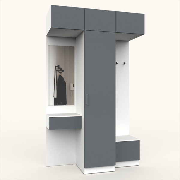 Секция в прихожую Интермебель Марсель-254 / МР 01-254